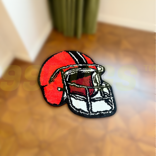Football Helmet Rug