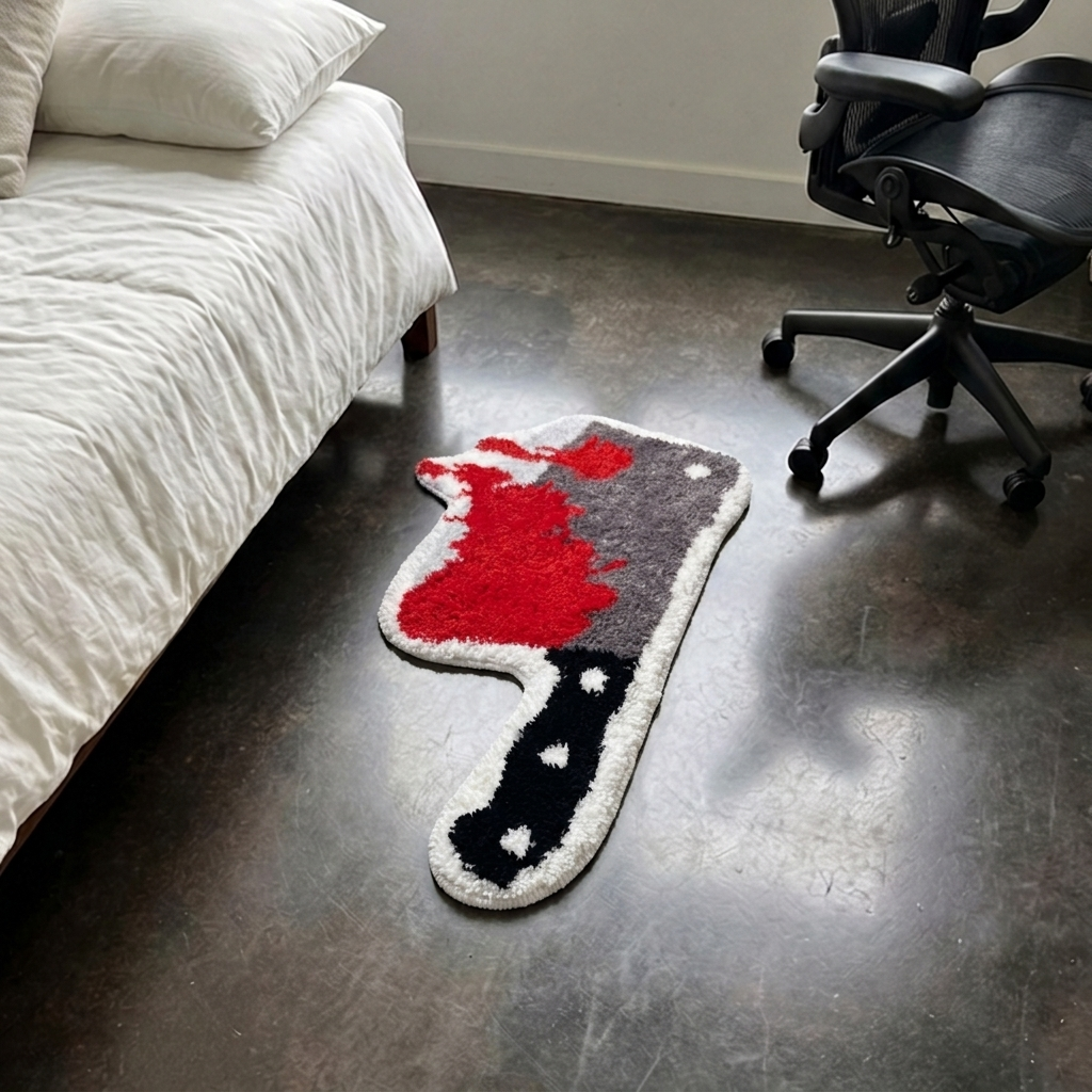 Alfombra Cuchillo Ensangrentado