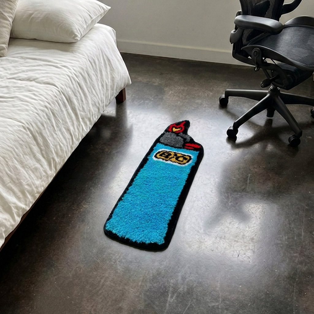 Blue BIC Rug