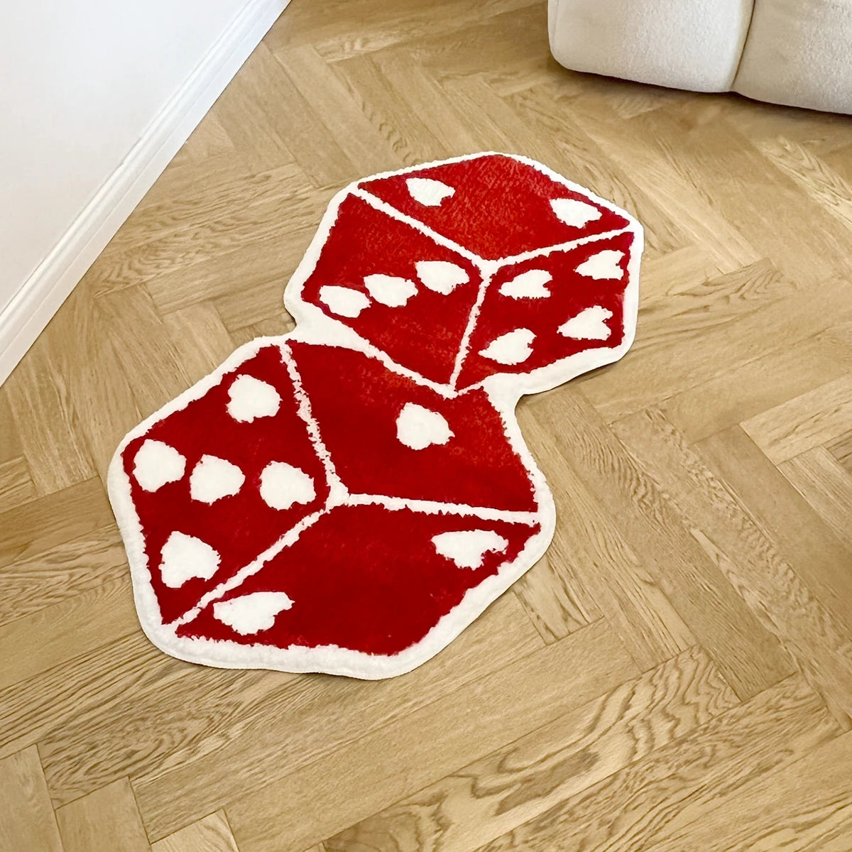 Red Dice Rug