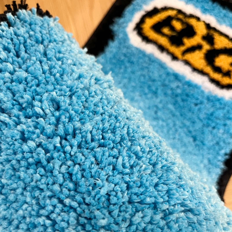 Blauer BIC-Teppich