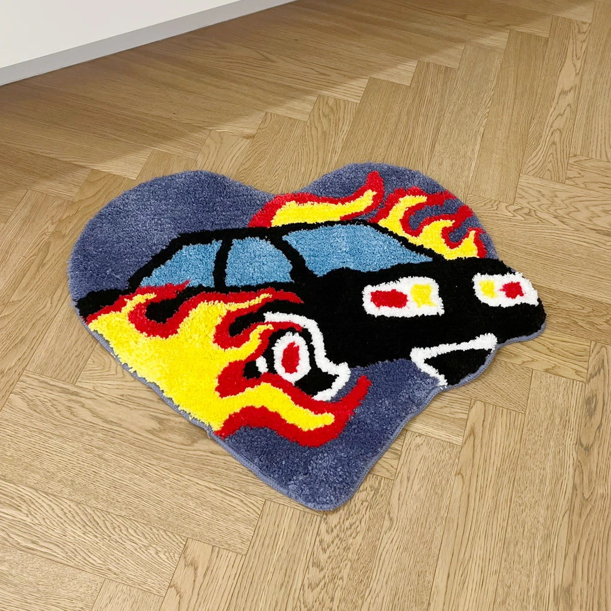 Heart Car Rug