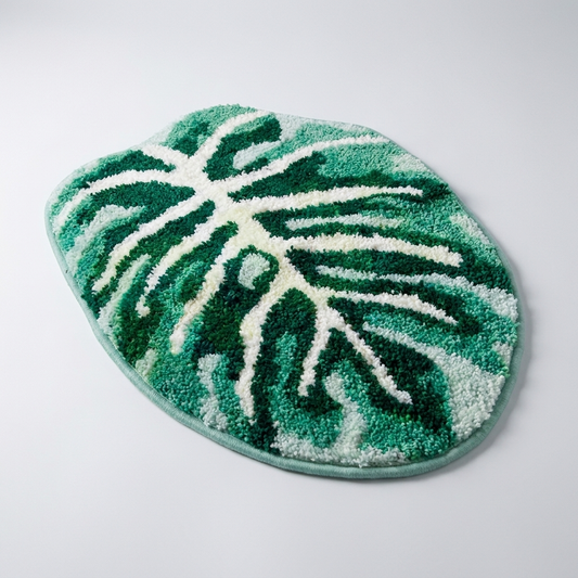 Montsera Rug studio shot angle 2