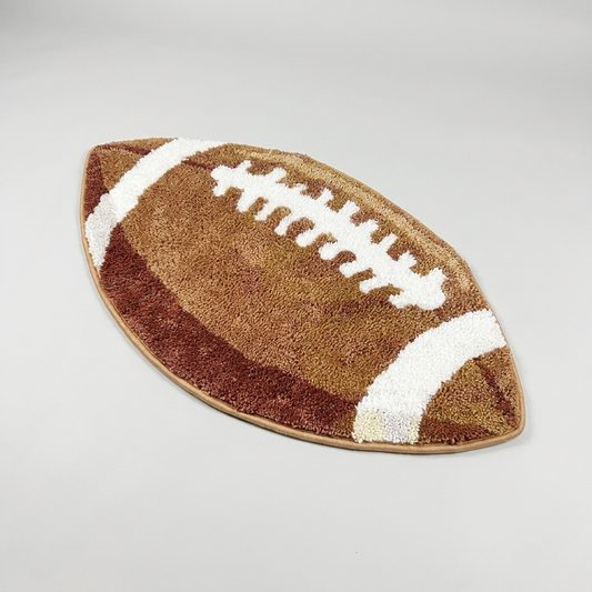 American Football Rug studio shot angle 2