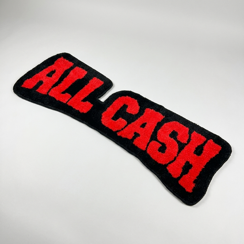 All Cash Rug studio shot