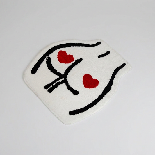 Bottom Love Rug studio shot