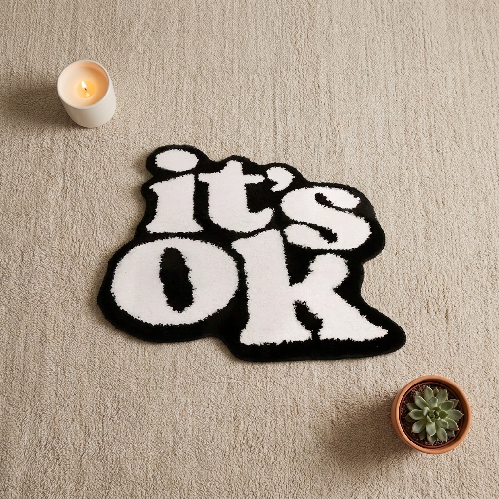 It's OK Rug cozy setting