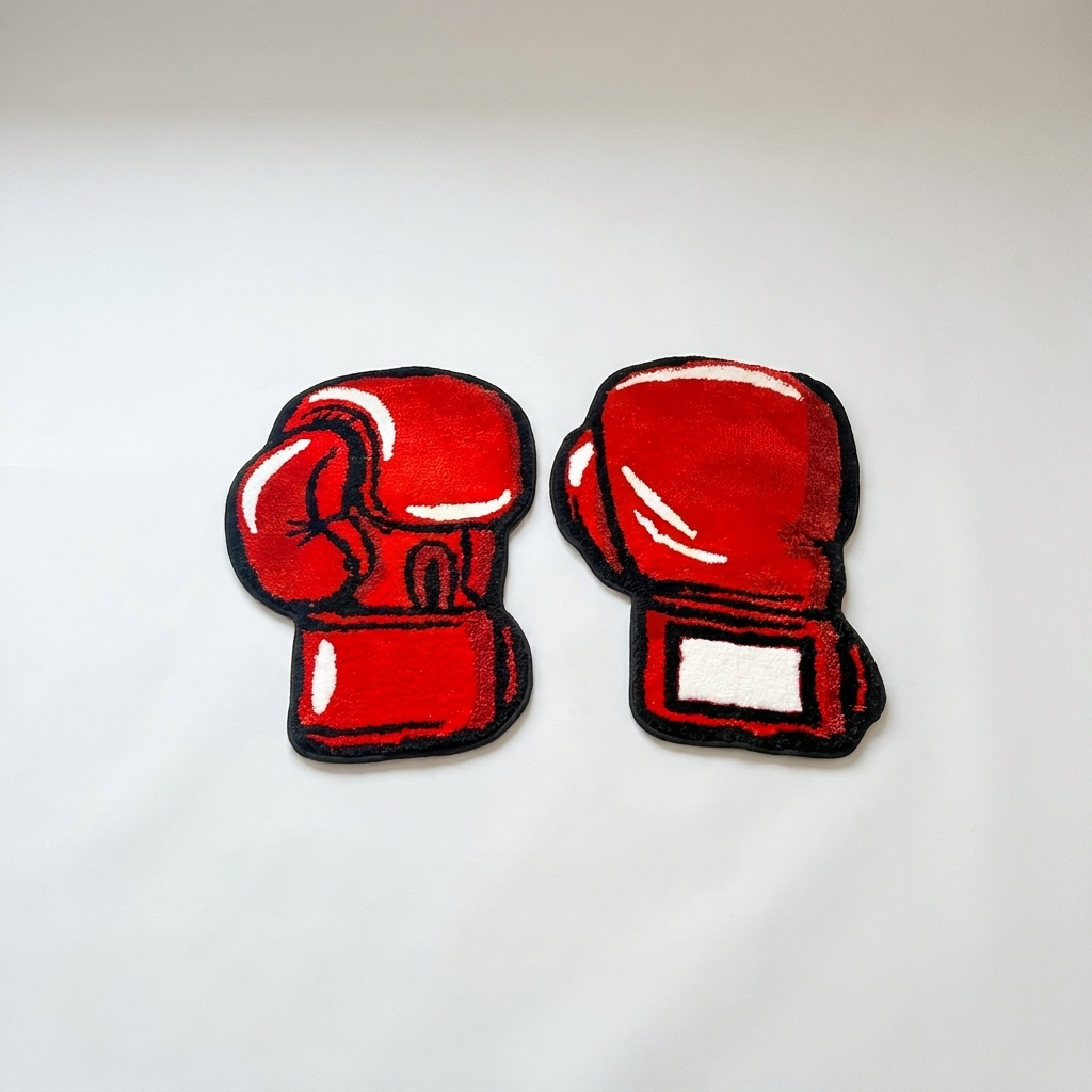 Knockout Duo Rug studio top-down
