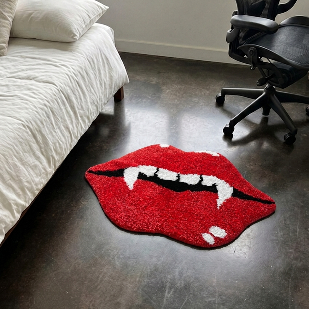 Vampire Lips Rug